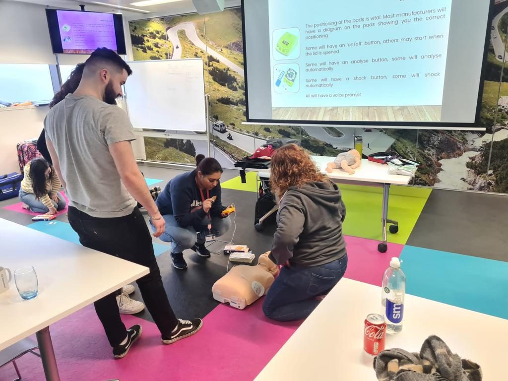 First Aid at Work training